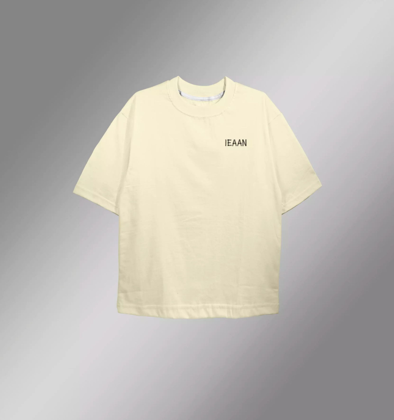 CAMISETA OVERSIZED OFF WHITE "IEAAN"
