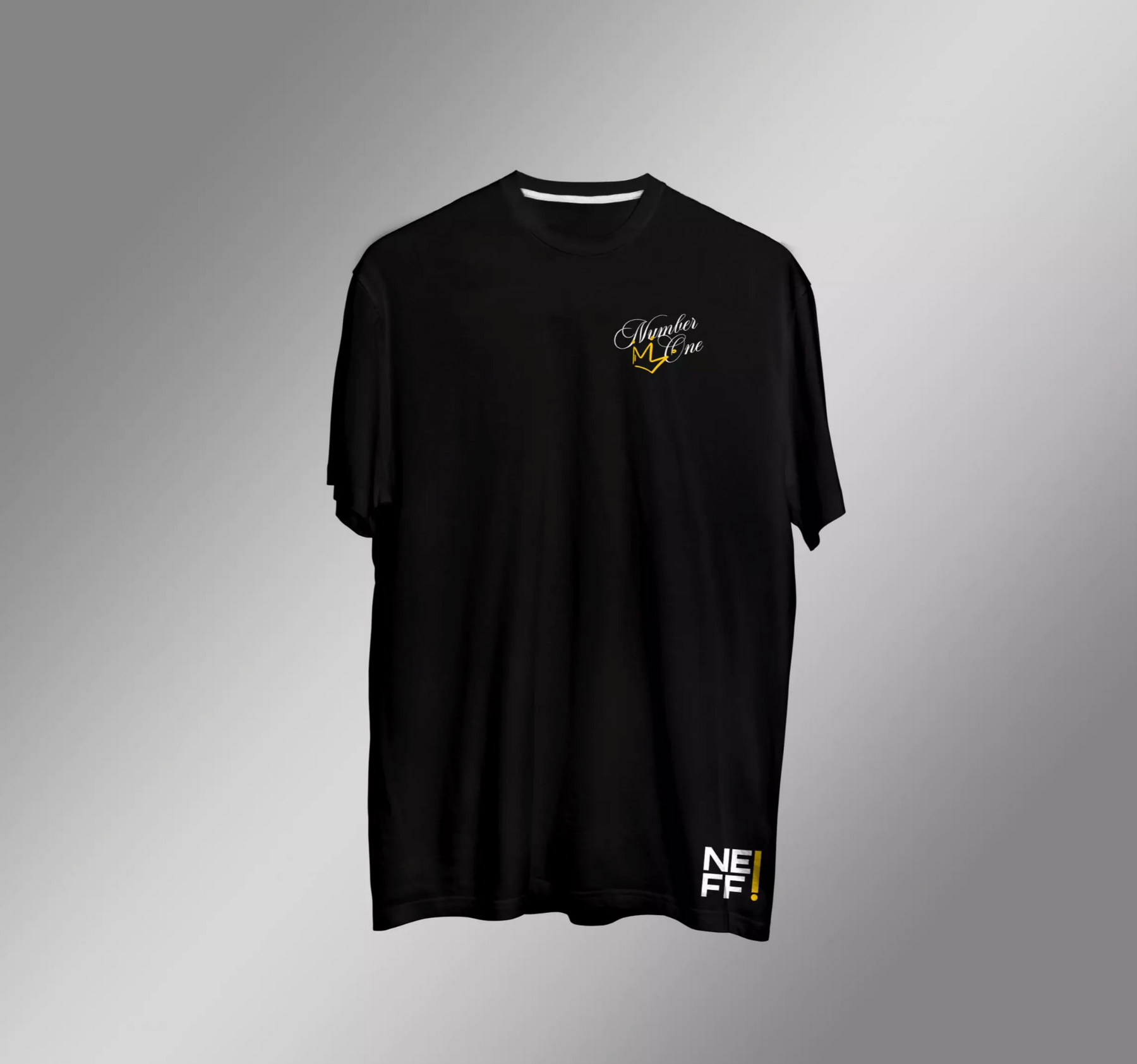 CAMISA SLIM PRETA "NUMBER ONE"