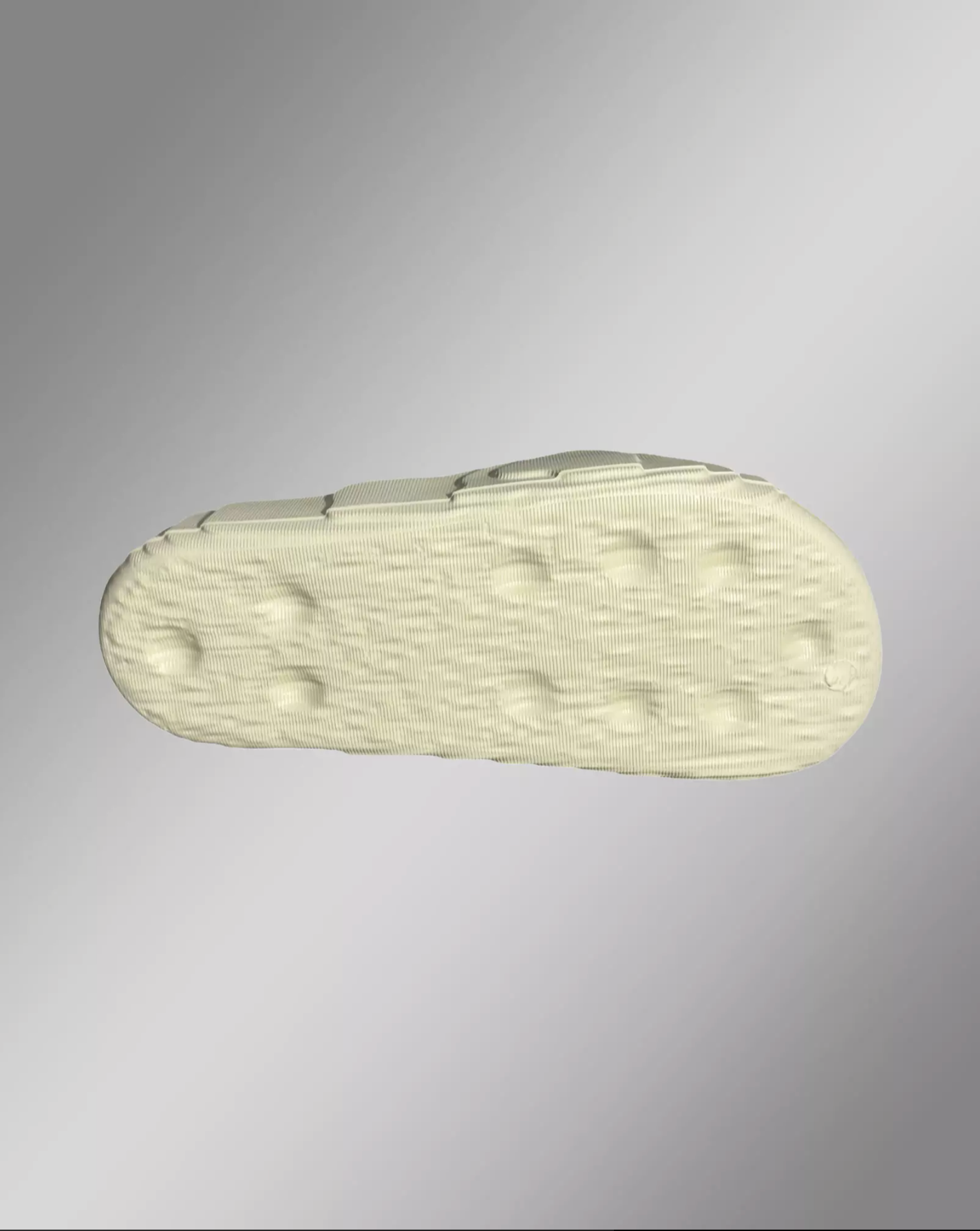CHINELO SLIDE CLOUD 3D BEIGE "NUMBER ONE"