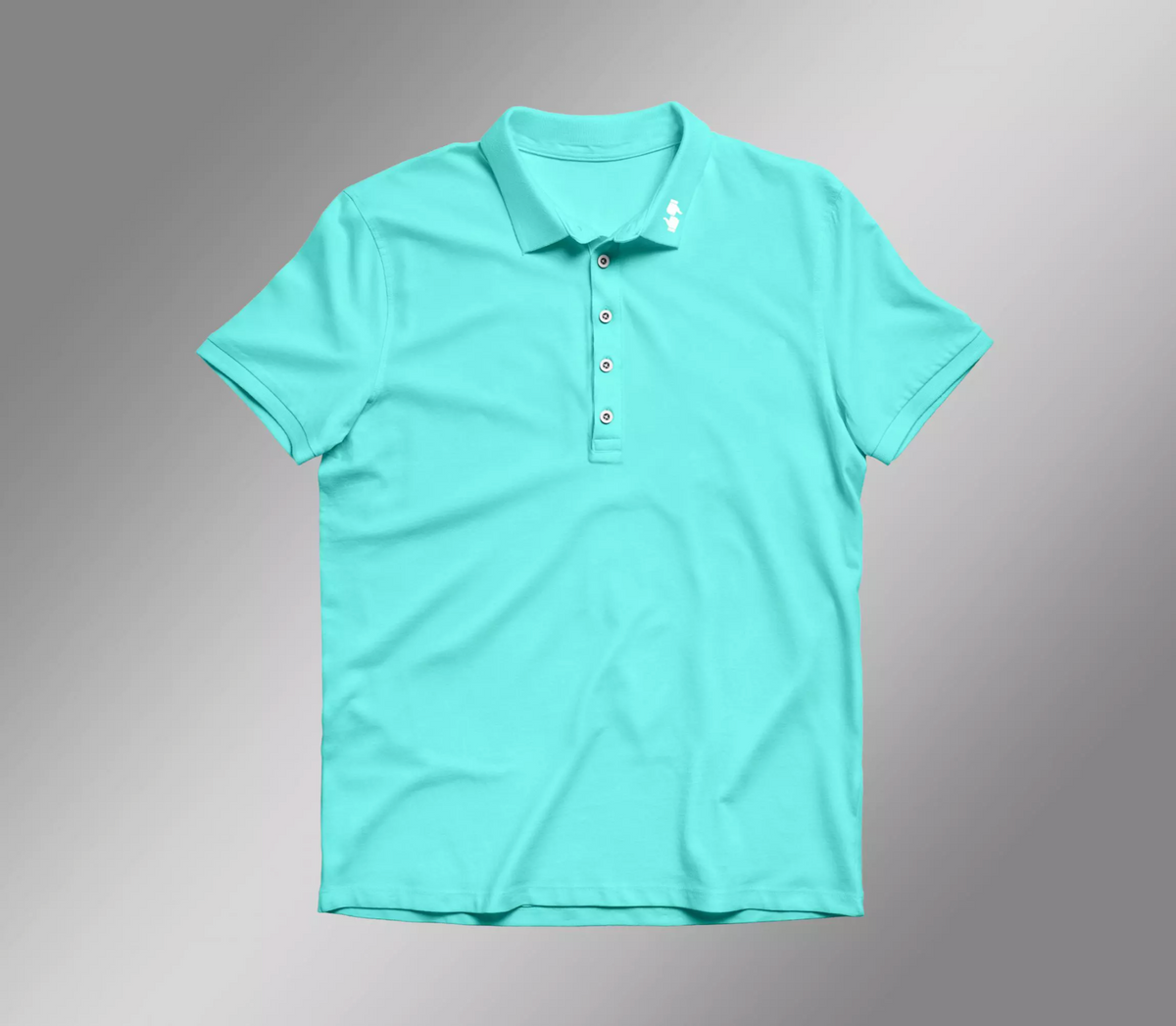 CAMISA POLO PREMIUM AZUL TURQUESA "NEM MELHOR NEM PIOR"
