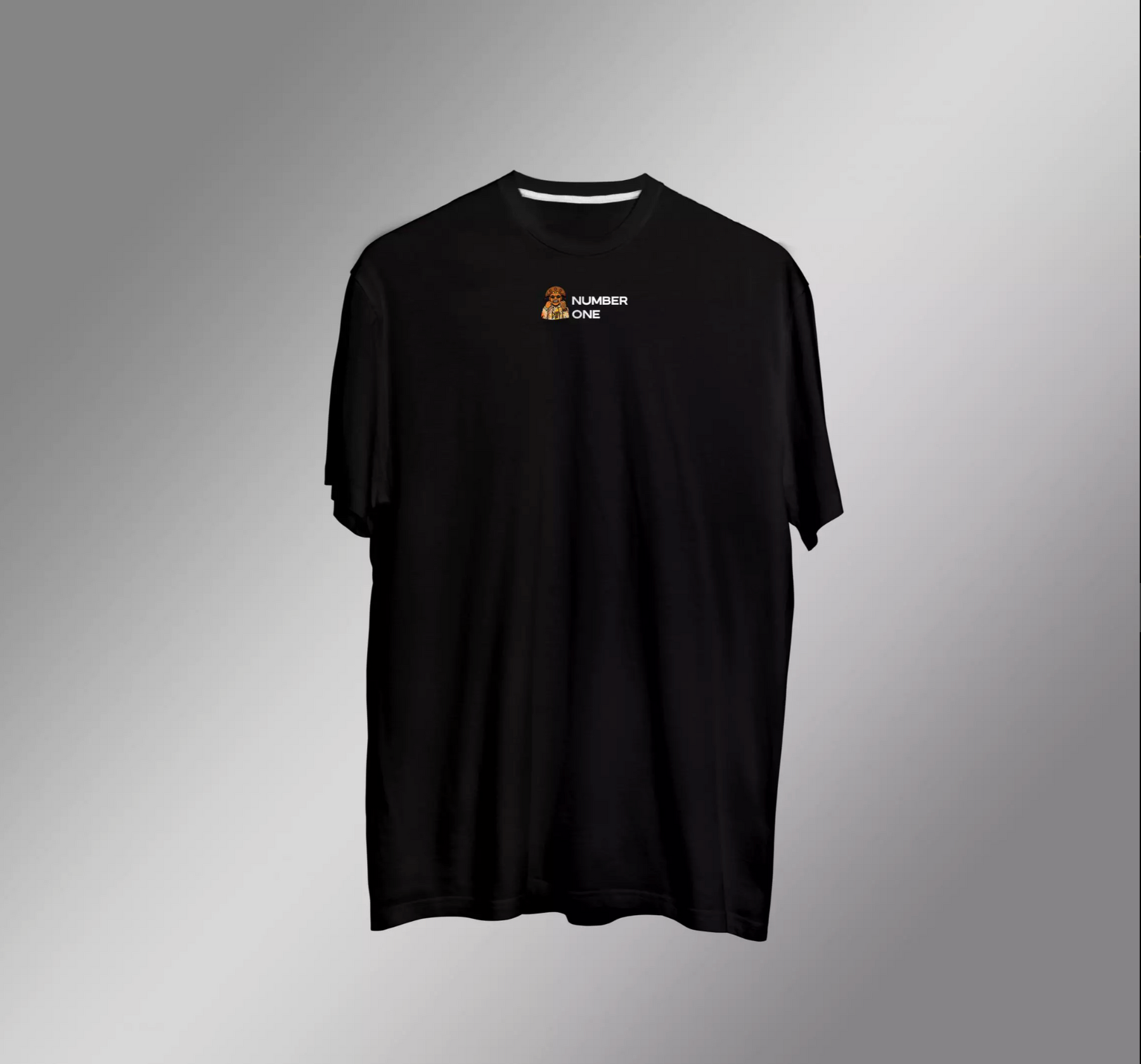 CAMISA SLIM PRETA "EU SOU O 01"