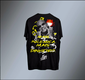 CAMISA SLIM PRETA "MAIS POLEMICA"