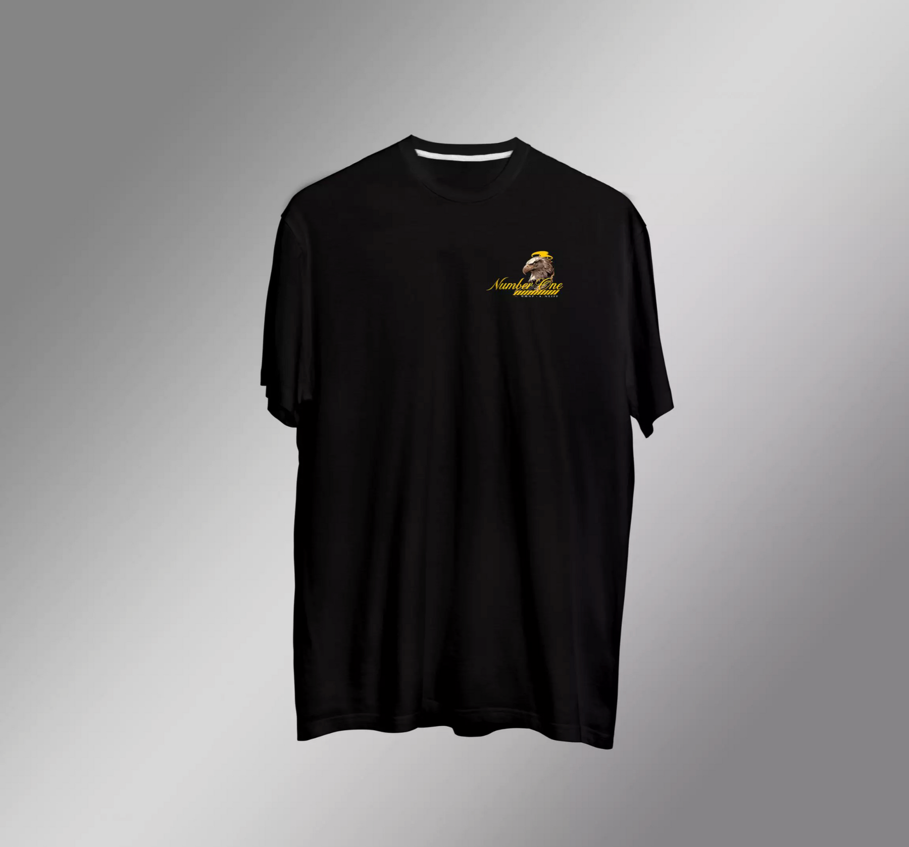 CAMISA SLIM PRETA "NUMBER ONE"