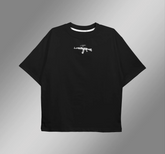 CAMISETA OVERSIZED PRETA "AK"
