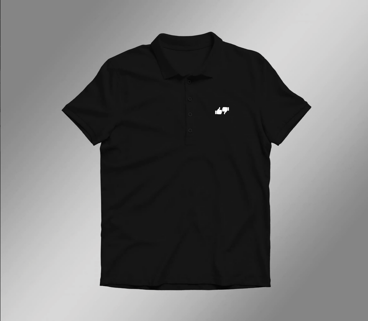 CAMISA POLO PREMIUM PRETO "NEM MELHOR NEM PIOR"