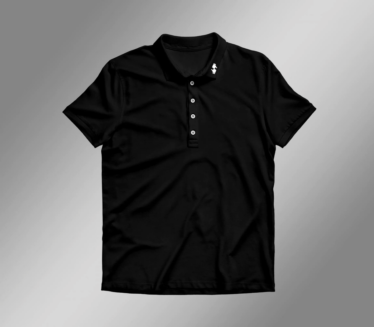 CAMISA POLO PREMIUM PRETO "NEM MELHOR NEM PIOR"