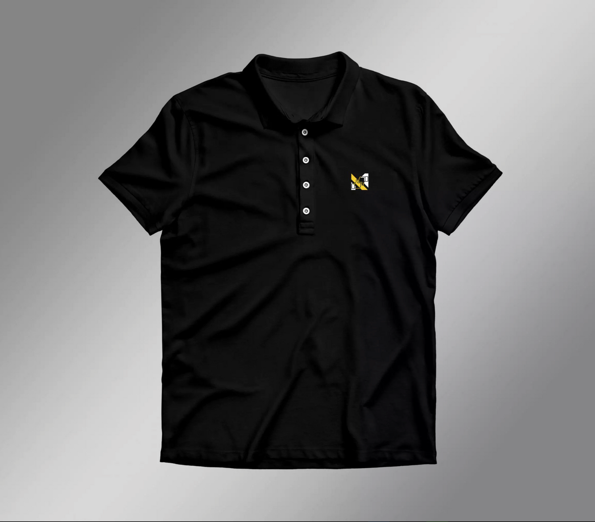 CAMISA POLO PREMIUM PRETO "NEM MELHOR NEM PIOR"