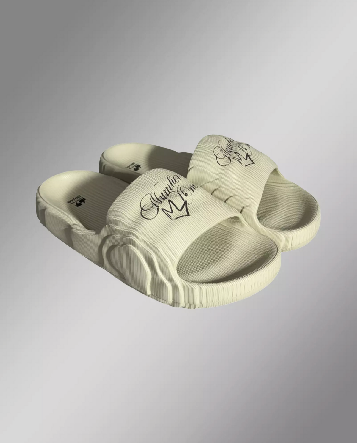 CHINELO SLIDE CLOUD 3D BEIGE "NUMBER ONE"