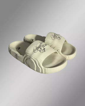 CHINELO SLIDE CLOUD 3D BEIGE "NUMBER ONE"